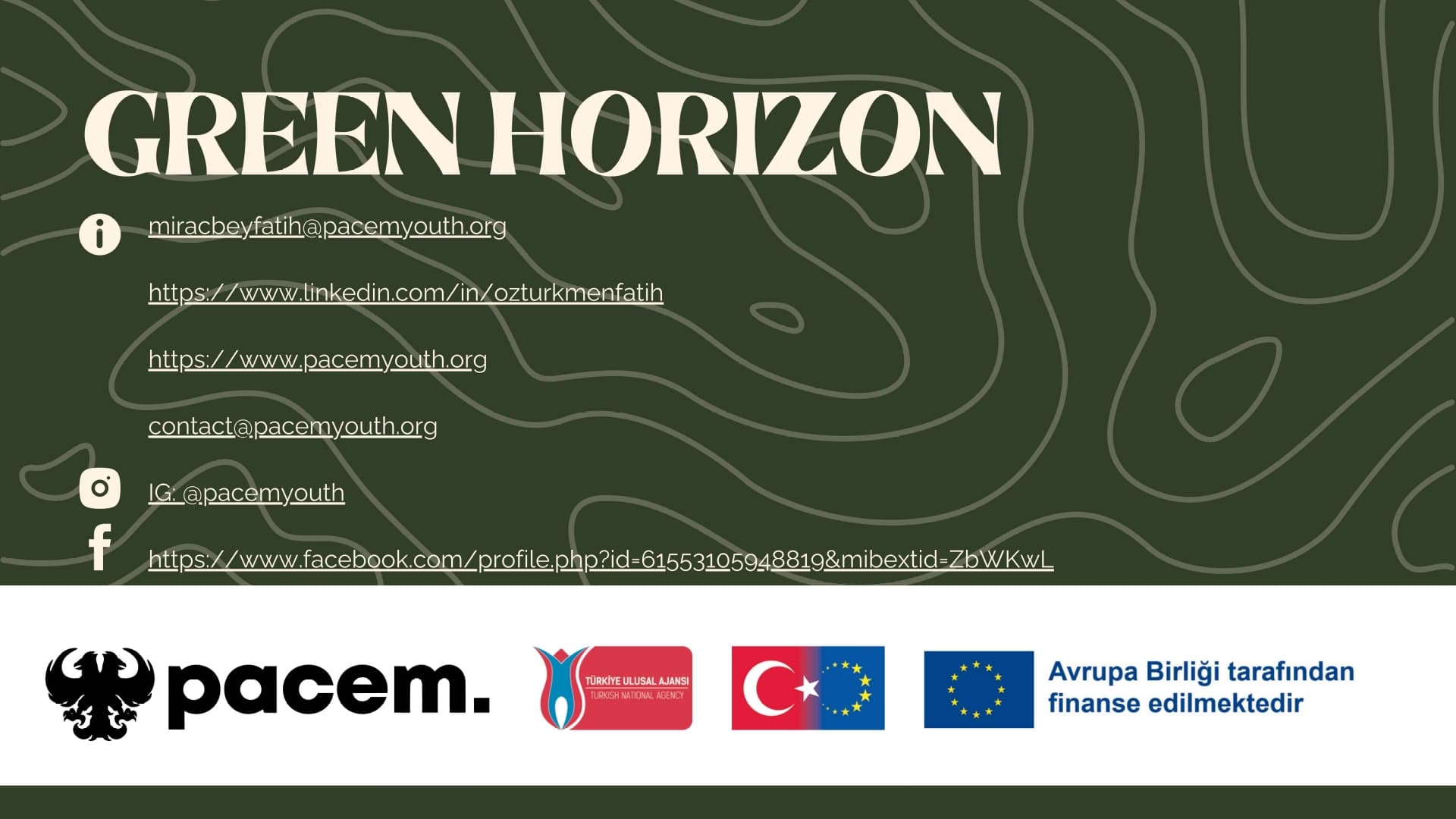 Pacem Green Horizon Contact